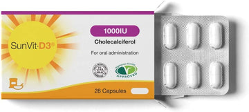 Vitamin D3 1000Iu (28 Daily Capsules)

20 Grams