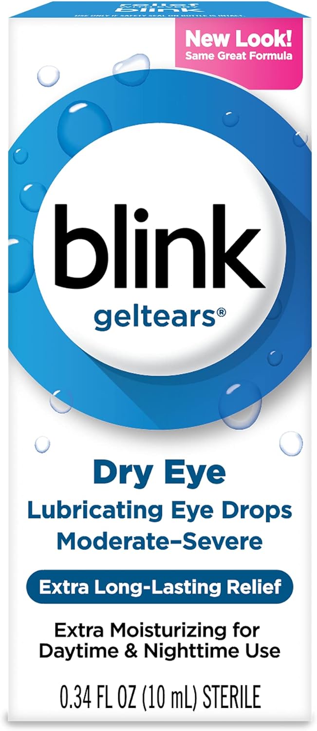 Blink Blink Gel Tears Lubricating Eye Drops, 10 ml Pack of 4