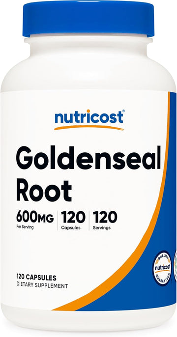 Nutricost Goldenseal Root 600mg, 120 Capsules - Non-GMO, Gluten Free,