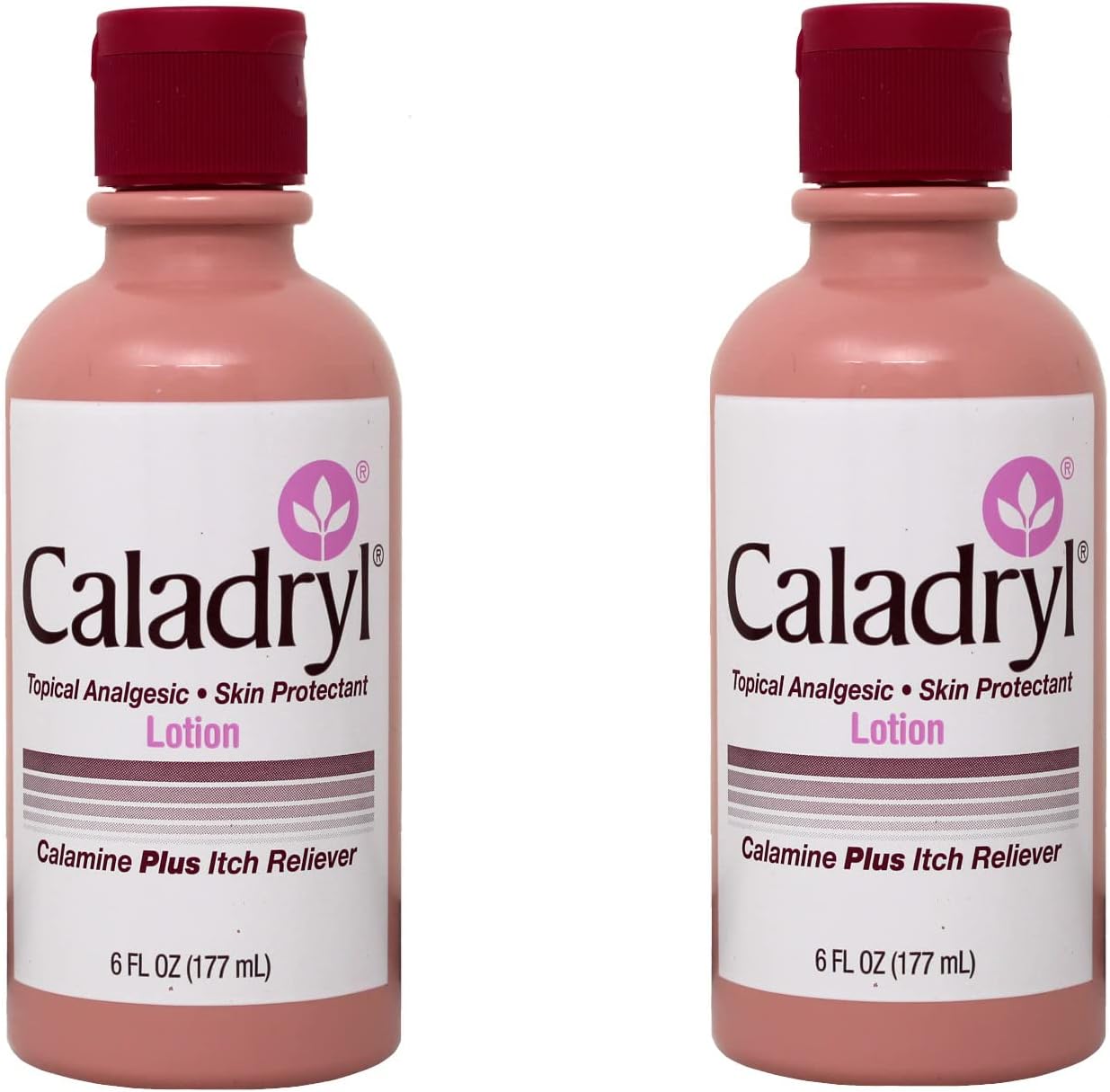 Pink Calamine Skin Protectant Plus Itch Relief, 6 Ounce, 2 B
