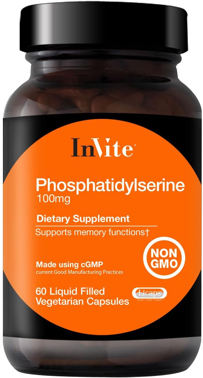 Invite Health Phosphatidylserine 100 Mg - Supports Memory And Cognitiv