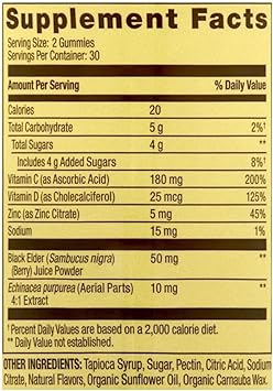 Spring Valley Immune Plus Vegetarian Gummies, 60ct + Your Vitamin Guid