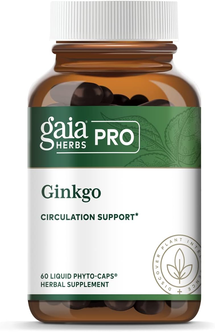 Gaia Pro Ginkgo - Blood Circulation & Brain Supplement - Cognitive Sup