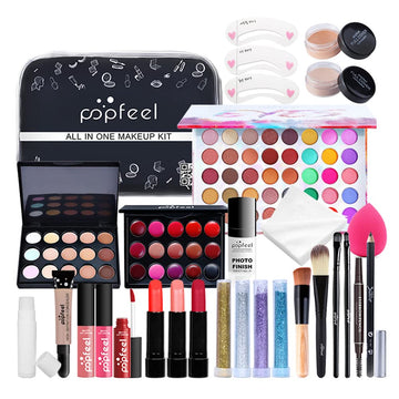 Makeup Kit All In One Makeup Kit,Multipurpose Makeup Set Full Makeup Essential Starter Kit for Beginners or Pros Makeup Gift Set for Women Full Kit (05-27Pcs makeup)