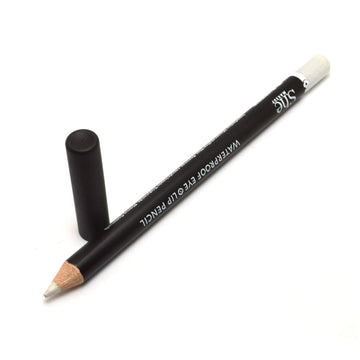 She Makeup Pick 1 Color Water Proof Eye & Lip Liner Pencil Eyeliner Lipliner 0.04  / 1.2g + Zipper Bag (WP20 : PEARL WHITE)