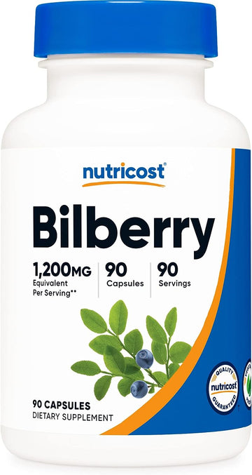 Nutricost Bierry Capsules 1200mg Equivalent (90 Vegetarian Capsules) - Gluten Free and Non-GMO