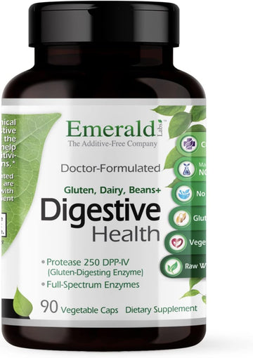 Emerald Labs Digestive Health - Dietary Supplement with Protease 250 D3.2 Ounces