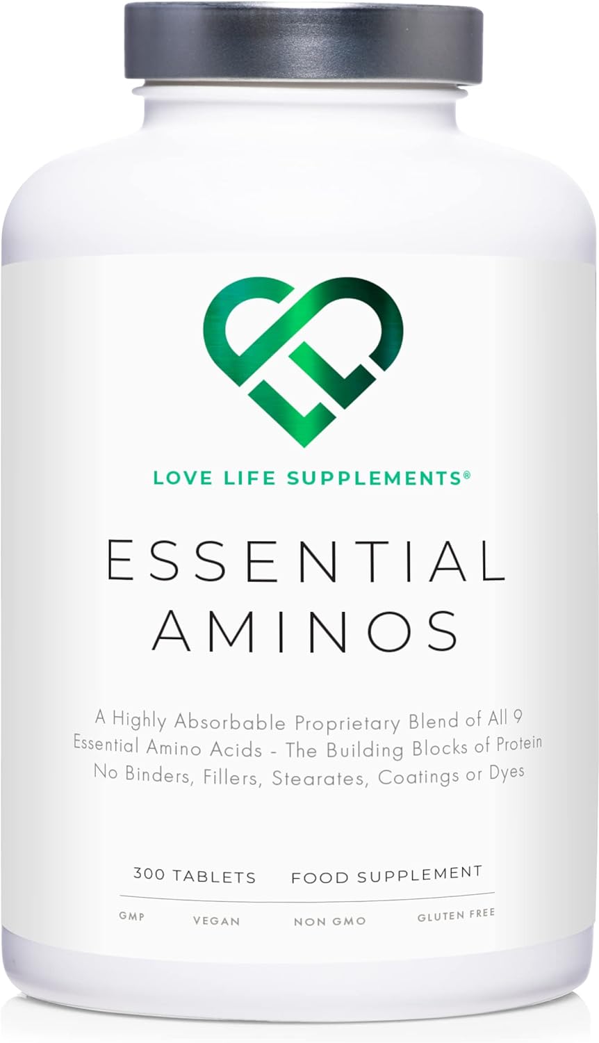 Essential Amino Acids - All 9 Eaa Amino Acids With All 3 Bcaa'S Plus 6340 Grams