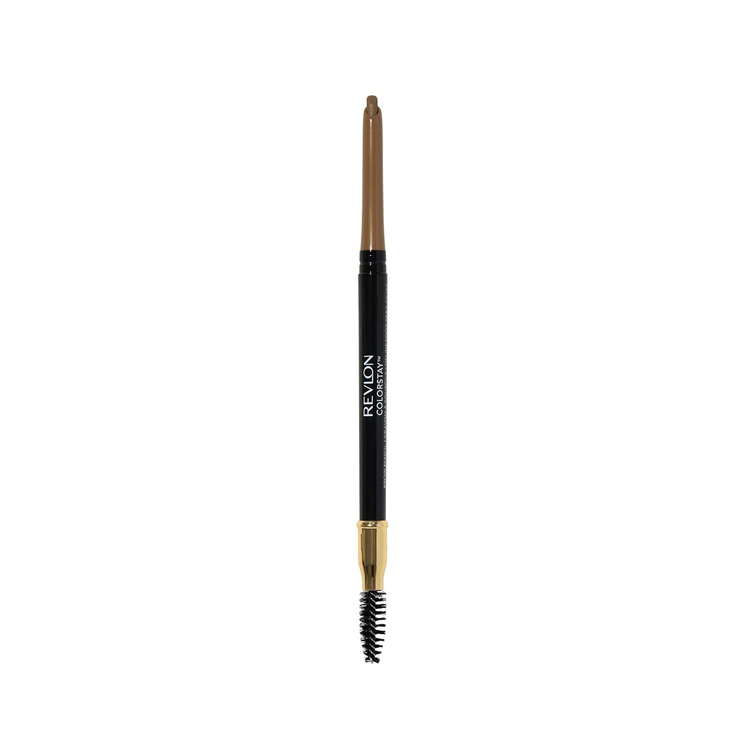 Revlon Eyebrow Pencil, Colorstay Eye Makeup with Eyebrow Spoolie, Waterproof, Longwearing Angled Precision Tip, 205 Blonde, 0.01