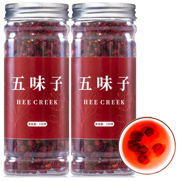 Hee Creek Schisandra Berry Dried Schizandra Berries Tea, Omija,Wuweizi Tea, Premium Chinese Medicinal Materials, Nourishing Tea, Herbal Tea, Health Tea ???,???????