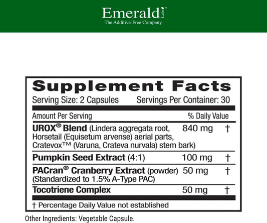 Emerald Labs Bladder Health - Dietary Supplement with Cranberry, Horse