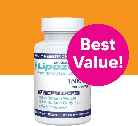 Lipozene MEGA Bottle - 120 Capsules, Making it Our Largest Size Availa0.3 Ounces