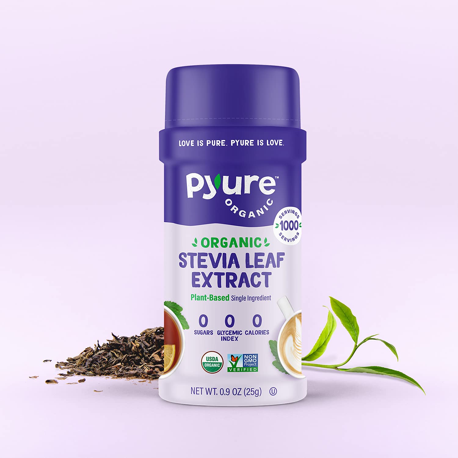 Pyure Organic Stevia Powder Extract | 100% Stevia No Fillers