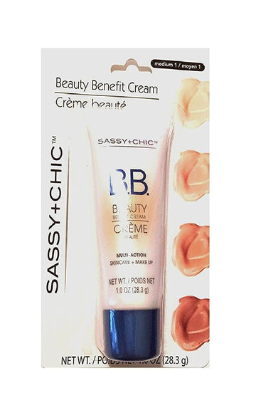 Beauty Benefit Cream Multi-Action Skincare + Make-up, Medium 1, Net wt 1.0