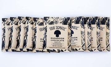 Four Sigmatic Functional Mushroom Blend Chocolate Bar, 77% Dark Chocol