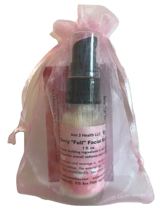 Berry "Full" Facial Serum Best Anti-Aging Face Serum Soothes Wrinkles & Boosts Collagen Balances Skin Texture - Organic Blueberry, Cranberry & Red Raspberry Leaf 1