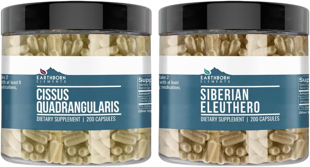 Earthborn Elements Cissus Quadrangularis and Siberian Eleuth
