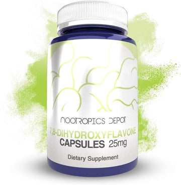 7,8-Dihydroxyflavone Capsules | 25Mg | 60 Count | 7,8 Dhf | Nootropic