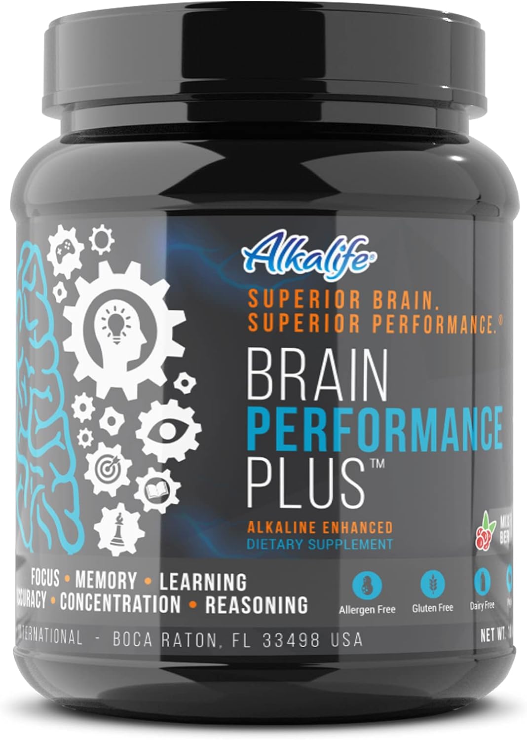 Alkalife Brain Performance Plus – First Alkaline Enhancing N