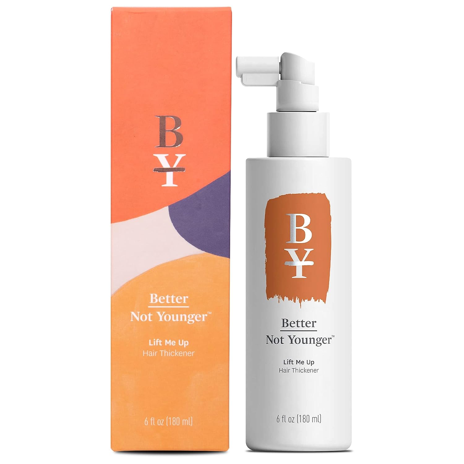 Better Not Younger Lift Me Up Hair Thickener Spray 6.. Volumizing Hair Thickening Spray for Women Over 40 - Nourishes Scalp, Adds Texture for Visibly Fuller Hair - Non-sticky Hair Volume Spray