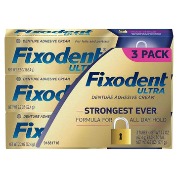 Fixodent Ultra Max Hold Dental Adhesive (2.2 . 3 pk.)