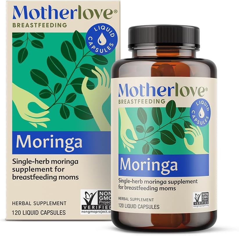 Motherlove Moringa (120 Capsule Value Size) Lactation Supplement to Su
