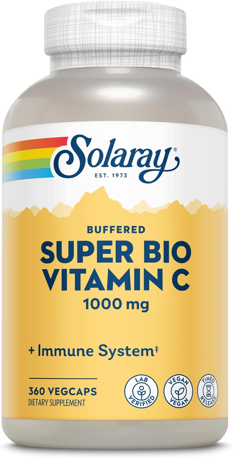 SOLARAY Super Bio C Buffered Vitamin C w/Bioflavonoids, Timed-Release
