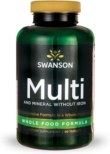 Swanson Multi and Mineral Without Iron Multimineral Multivitamin Healt