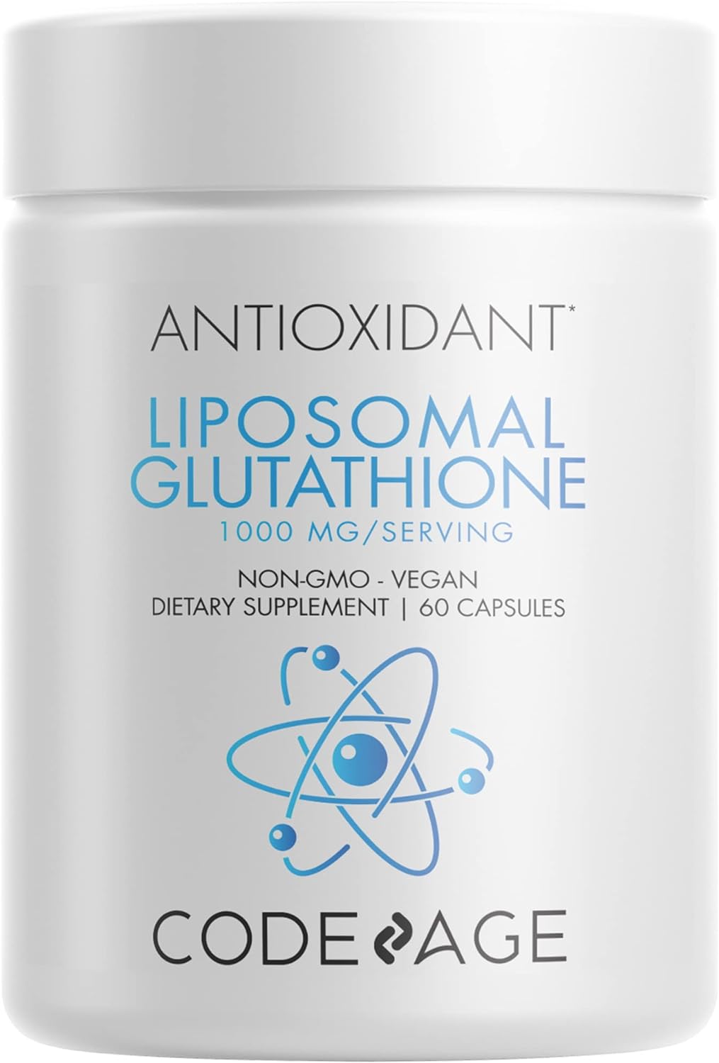 Codeage Liposomal Glutathione 1000 mg, GlutaONE Antioxidant