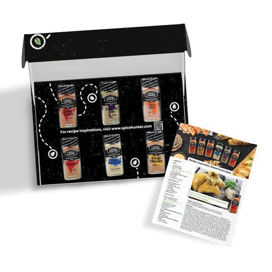 The Spice Hunter Global Fusion Rub Gift Pack Kit includes Six Assorted