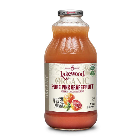 Lakewood, Juice Grapefruit Pink Pure organic, 32 Fl Oz