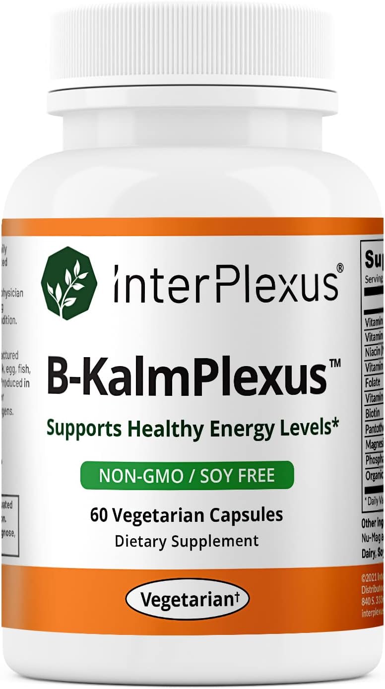 InterPlexus B-KalmPlexus - B Complex with Organic Ashwagandha, Magnesi