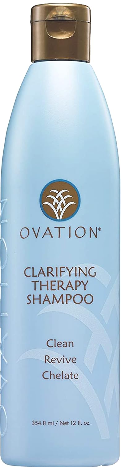 Ovation Clarifying Shampoo - For Healthier and Better Looking Hair. Safe for Color Treated Hair. Dermatologist Reviewed. Cruelty Free and No Parabens. Made in the USA