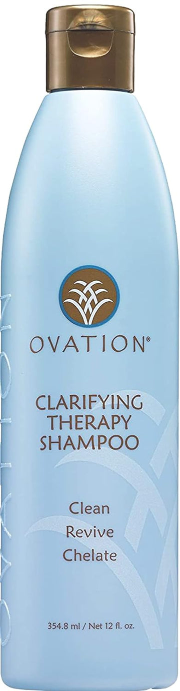 Ovation Clarifying Shampoo - For Healthier and Better Looking Hair. Safe for Color Treated Hair. Dermatologist Reviewed. Cruelty Free and No Parabens. Made in the USA