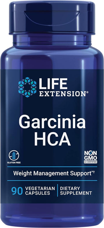 Life Extension Garcinia HCA ? Garcinia Ambogia Extract Promotes a Healthy Weight ? Gluten-Free, Non-GMO, Vegetarian ? 90