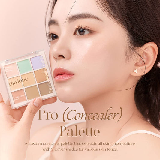 Dasique Pro Concealer Palette (02 Medium Cover) | Color Corrector | Korean Makeup | Vegan