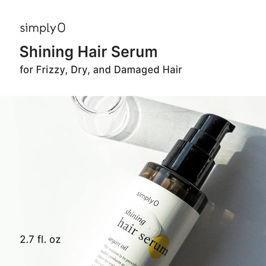 simplyO Shining Hair Serum for Hair Repair | Nourishing Argan Oil | for Frizzy, Dry, and Damaged Hair | Cruelty Free, Ve