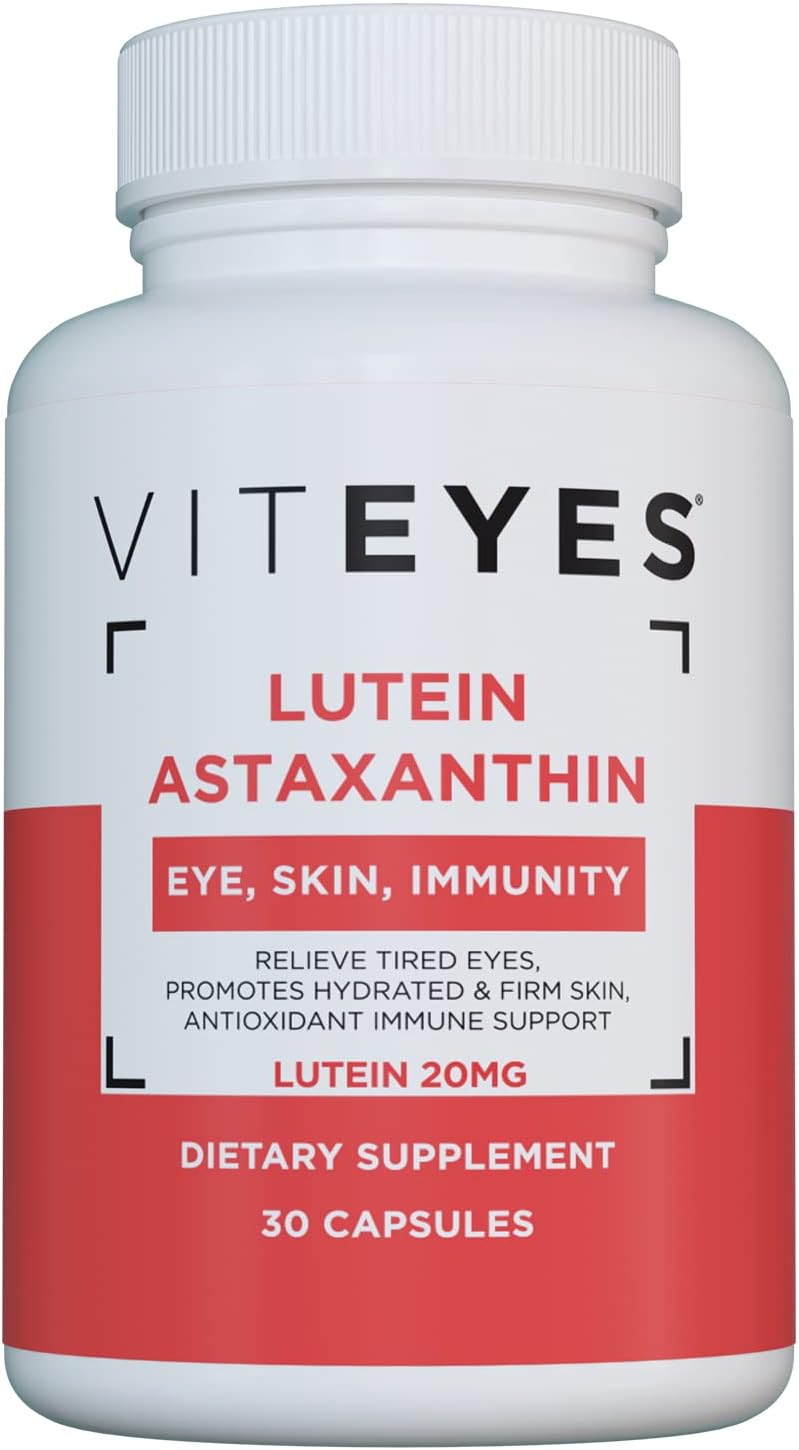 Viteyes Lutein & Astaxanthin – Relieve Eye Fatigue, Hydrate & Firm Ski