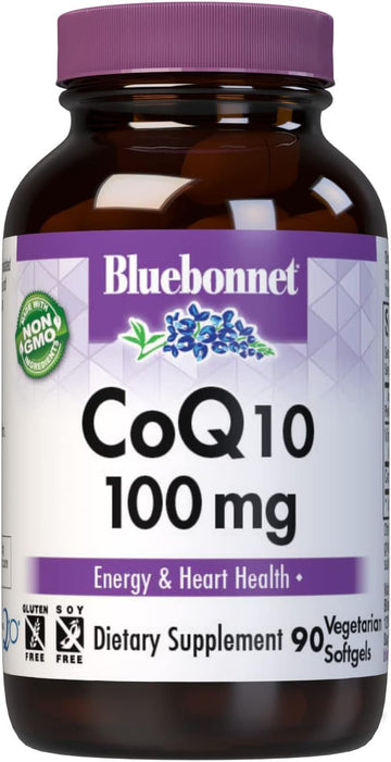 BlueBonnet CoQ-10 Vegetarian Softgels, 100 mg, 90 Count90 Count (Pack