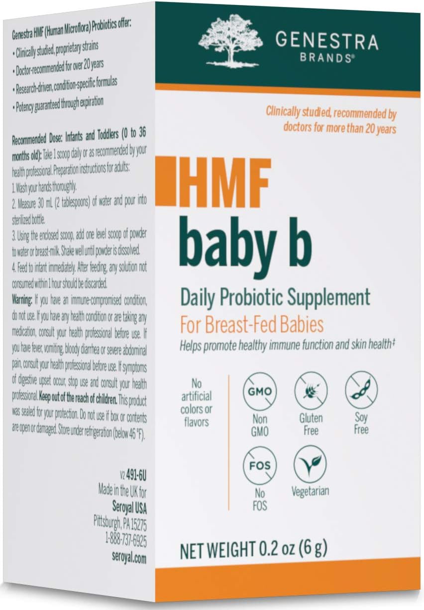 Genestra Brands HMF Baby B, 6 g

120 Grams
