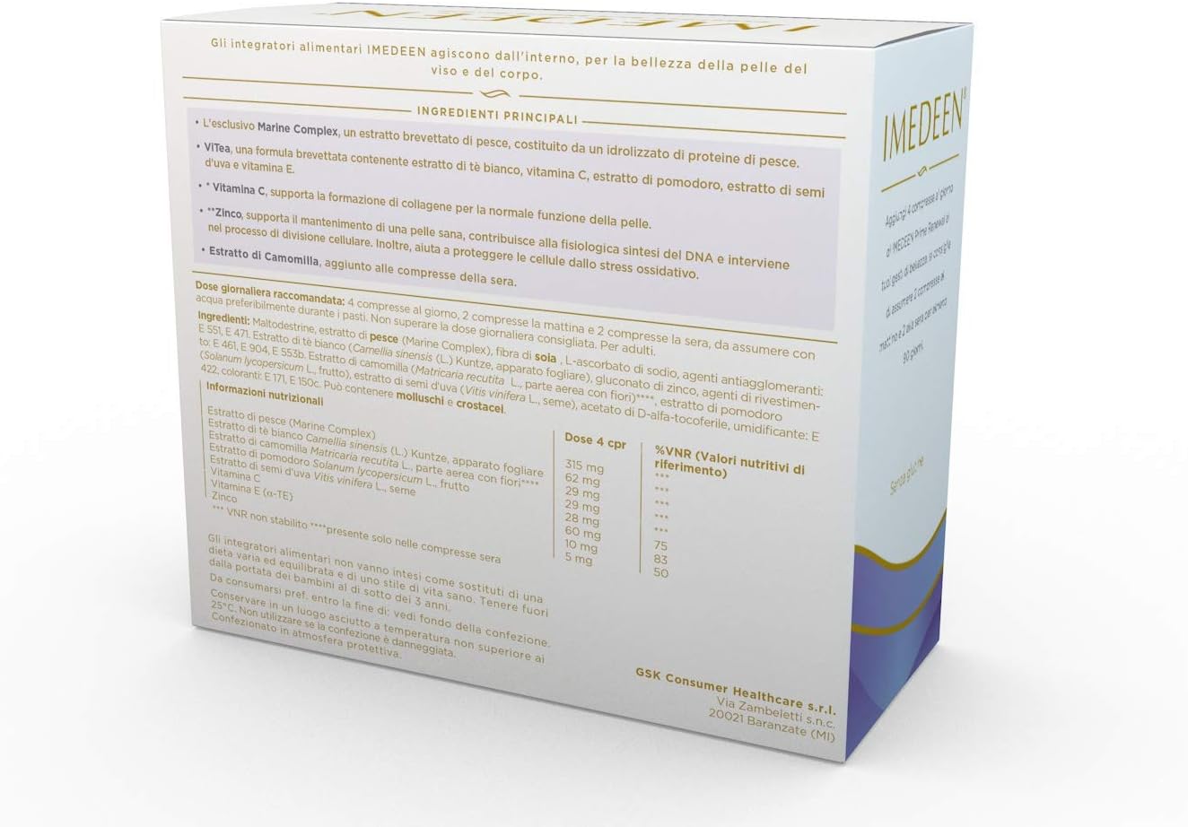 Imedeen Prime Renewal Tablet (120 Count) Skin Collagen Formula for 50 