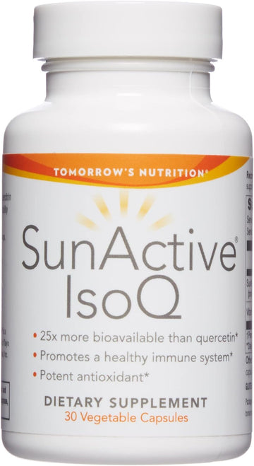 Tomorrow's Nutrition SunActive IsoQ, 25x More bioavailable Than querce