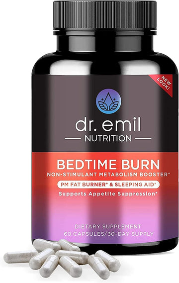 DR EMIL NUTRITION Bedtime Burn - PM Burner & Sleep Aid - Stimulant-Fre2.4 Ounces