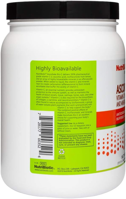 NutriBiotic - Ascorbate Bio-C, 2.2 Lb. | Effervescent Vitamin C Powder