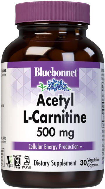 Bluebonnet Nutrition Acetyl L-Carnitine, Transports Fatty Acids, Boost