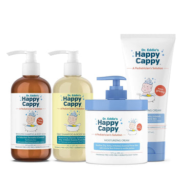 Happy Cappy 3 Step Skincare Solution for Sensitive Skin, Manage Cradle