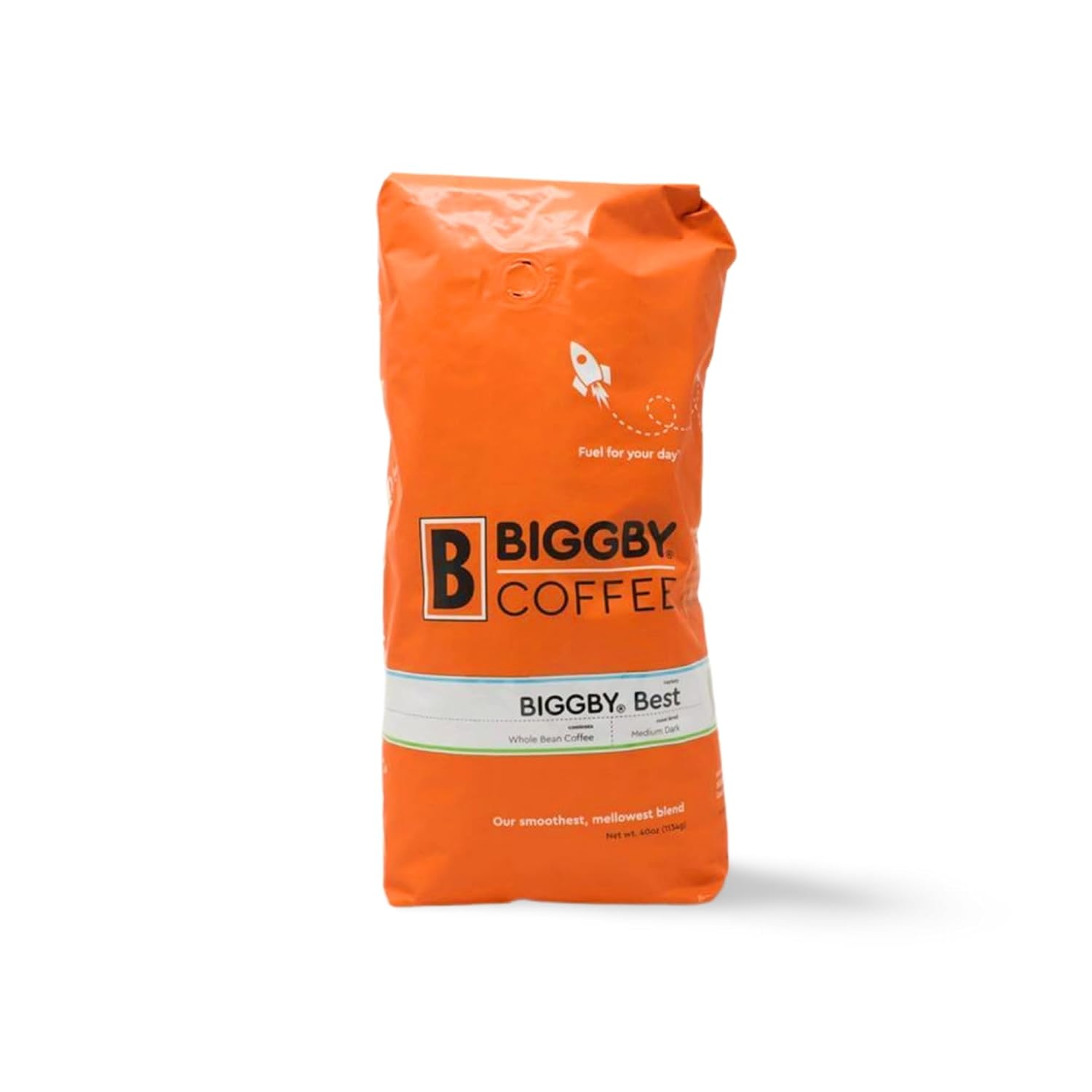 BIGGBY COFFEE Whole Roasted Coffee Beans | Medium Roast BIGGBY BEST Flavor Bag | Farm-Direct Tanzanian Peaberry, Nicaraguan and Mexican Coffee Beans Boxed in USA