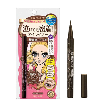 HEROINE MAKE by KISSME Smooth Liquid Eyeliner Super Keep Waterproof 02 Bitter Brown