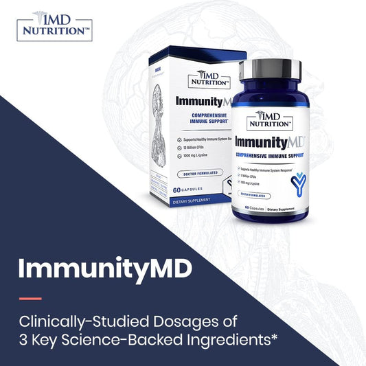 1MD Nutrition ImmunityMD - Immune Health Probiotic | Potent, Doctor-Se2.89 Ounces