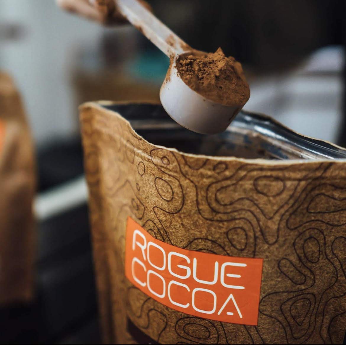 Rogue Cocoa- The Original Caffeinated Hot Chocolate (Rogue Cocoa Dutch Chocolate)